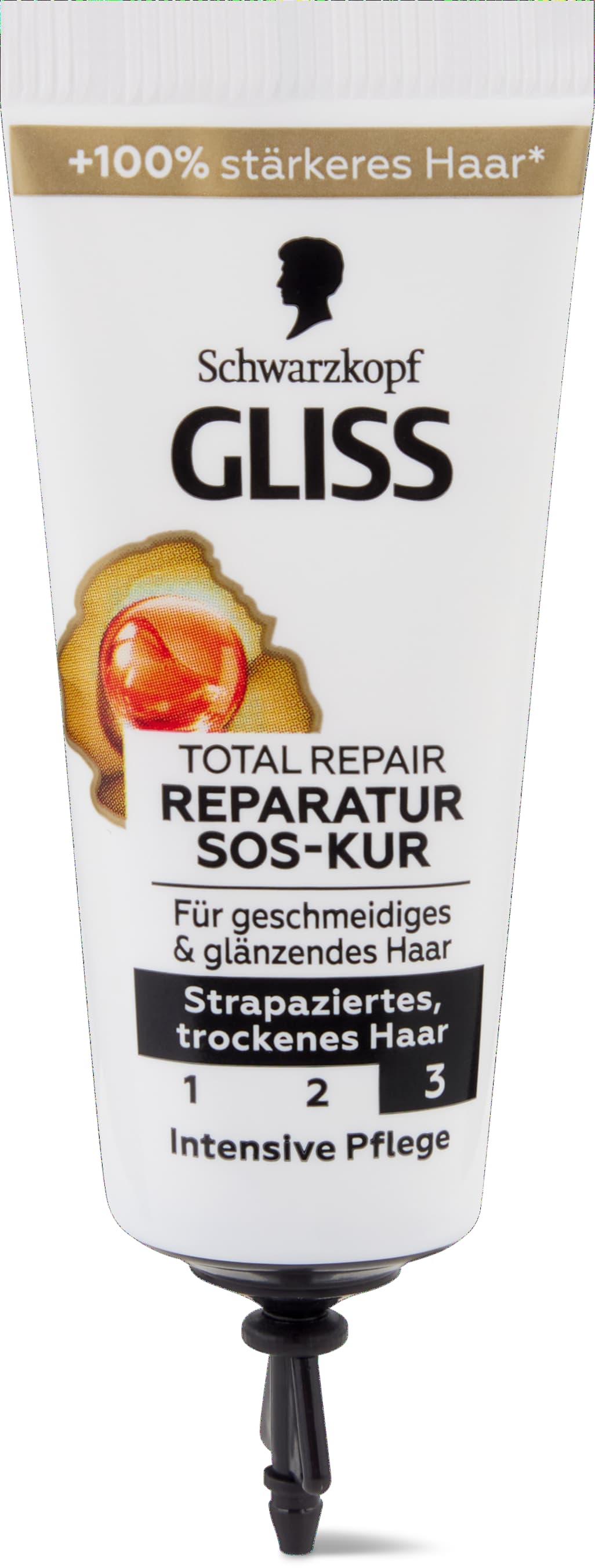 Gliss Total Repair Reparatur SOS-Kur strapaziertes, trockenes Haar 15ml